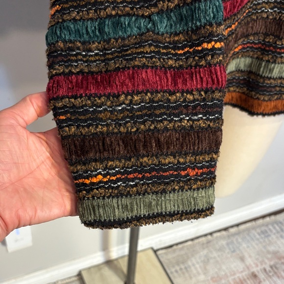 Vintage textured striped boxy blazer size 20 - Picture 3 of 9